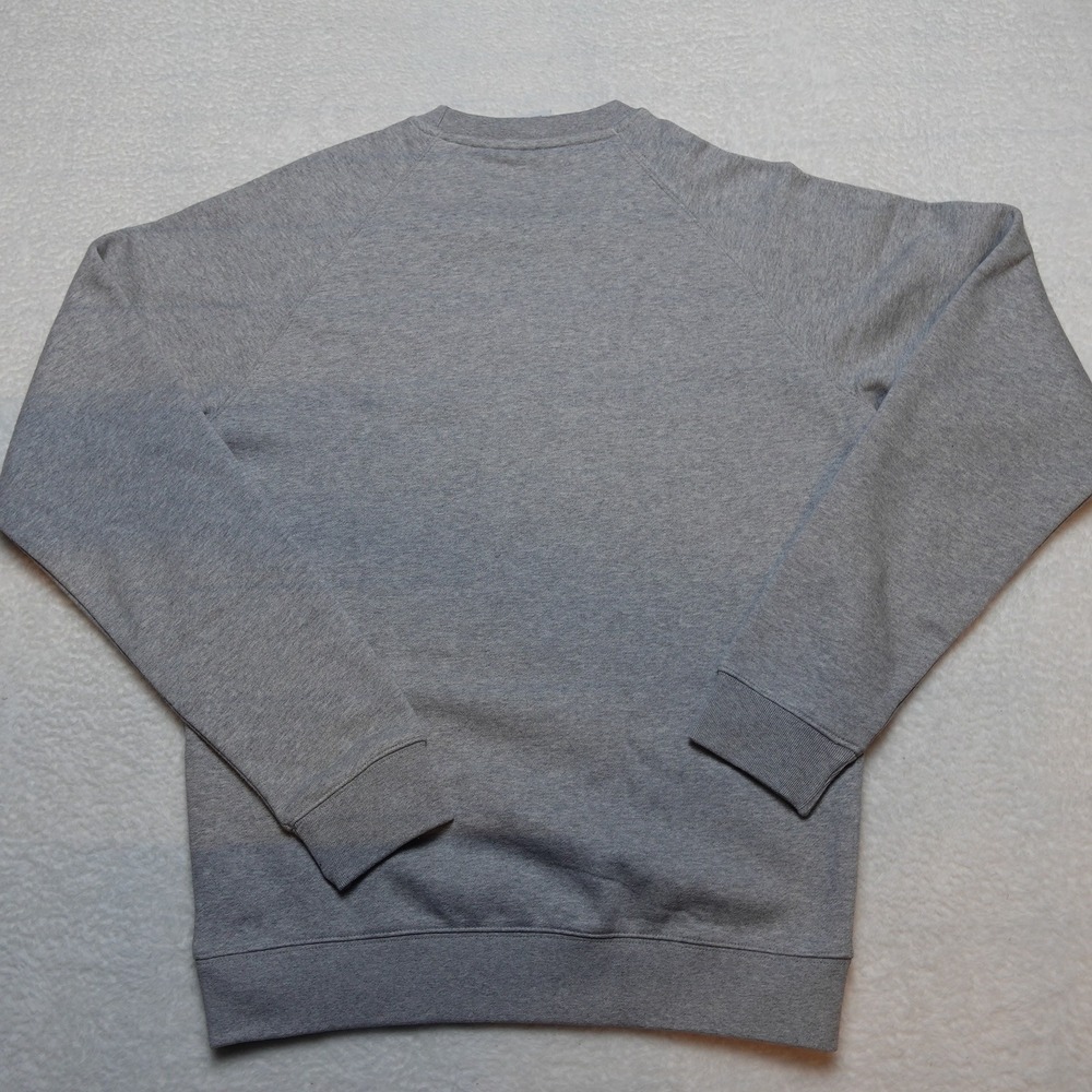 adidas Essential Crew Sweatshirt Mens S Grey Originals Trefoil Fleece IM4537